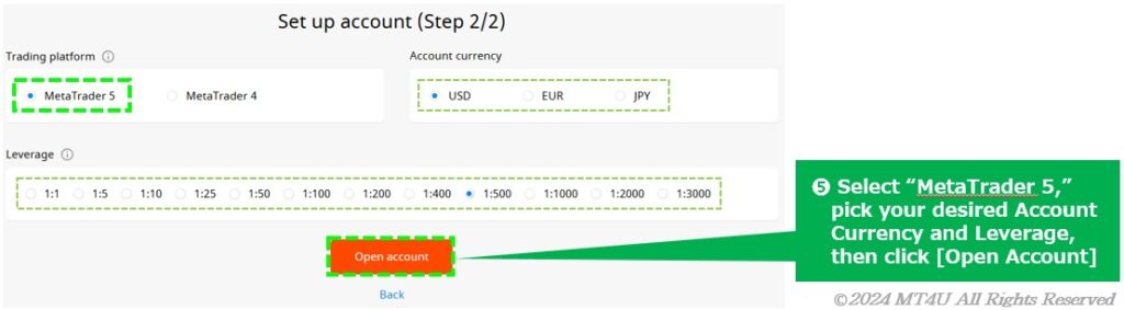 Open FxPro Account end