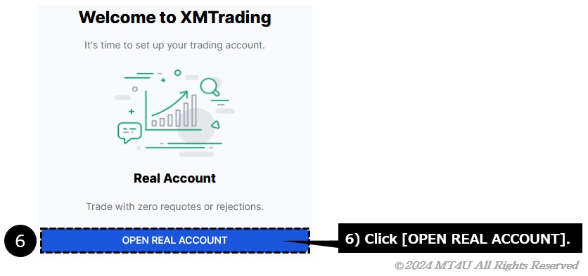 Open a real account and select your preferred trading environment